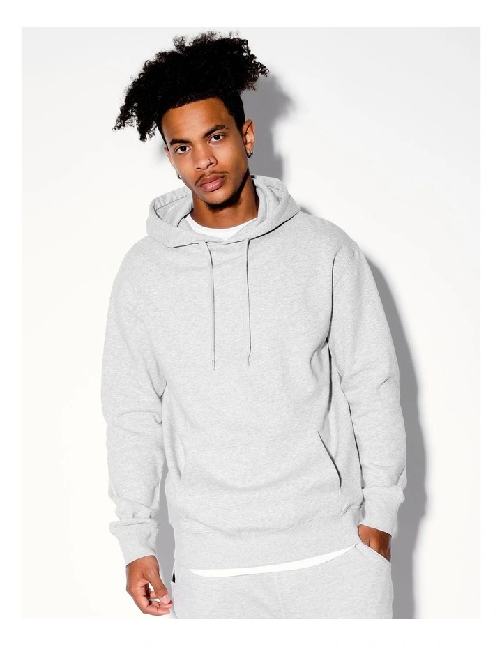 Nathan Pull Over Hoodie in Grey image 2