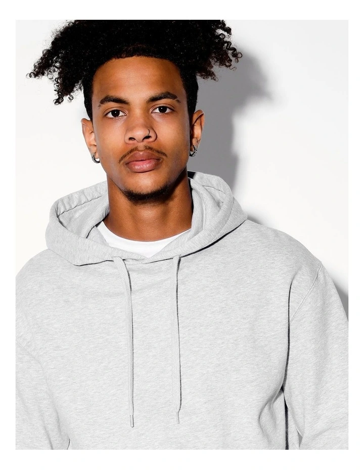 Nathan Pull Over Hoodie in Grey image 3