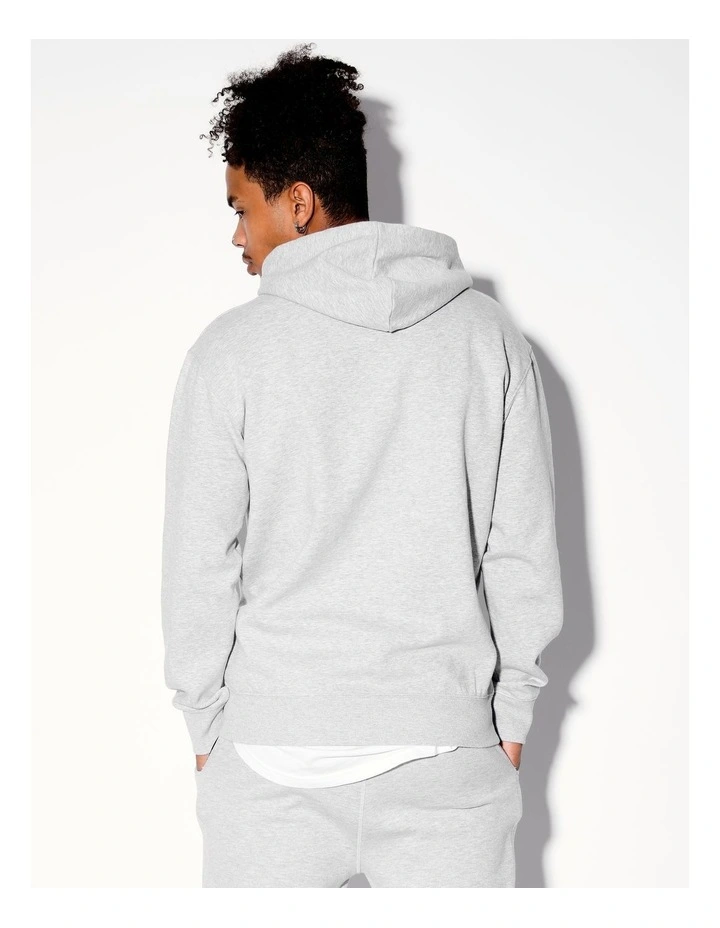 Nathan Pull Over Hoodie in Grey image 5