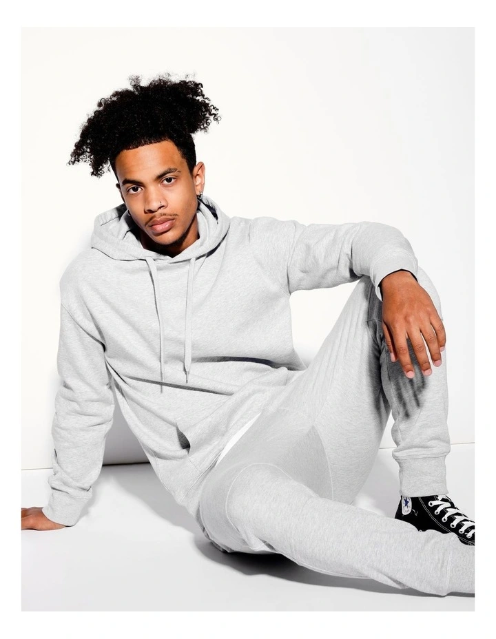 Nathan Pull Over Hoodie in Grey image 6