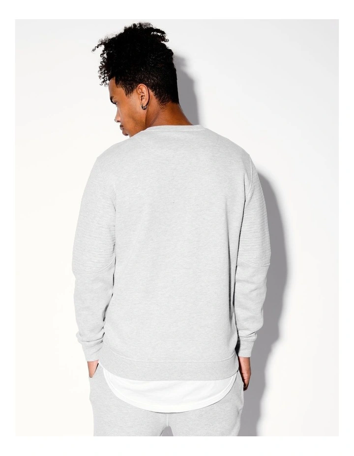 Ryder Moto Crew Sweat in Grey image 4