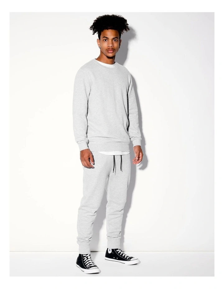 Ryder Moto Crew Sweat in Grey image 5