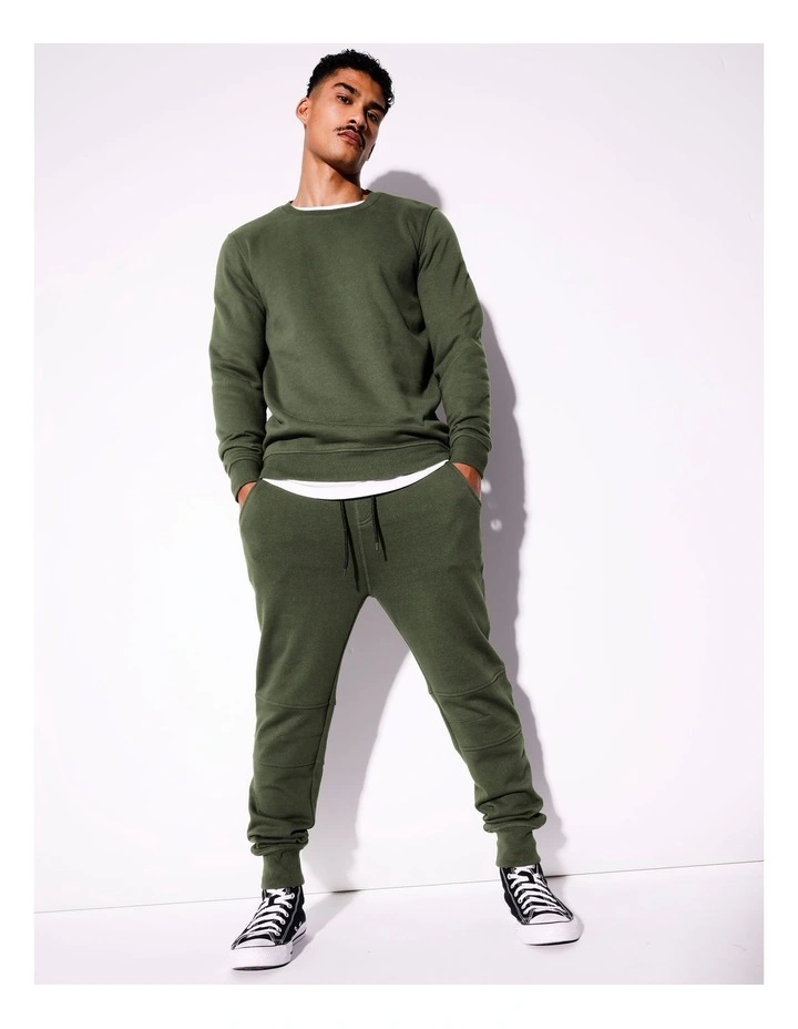 Ryder Crew Sweat in Green image 8