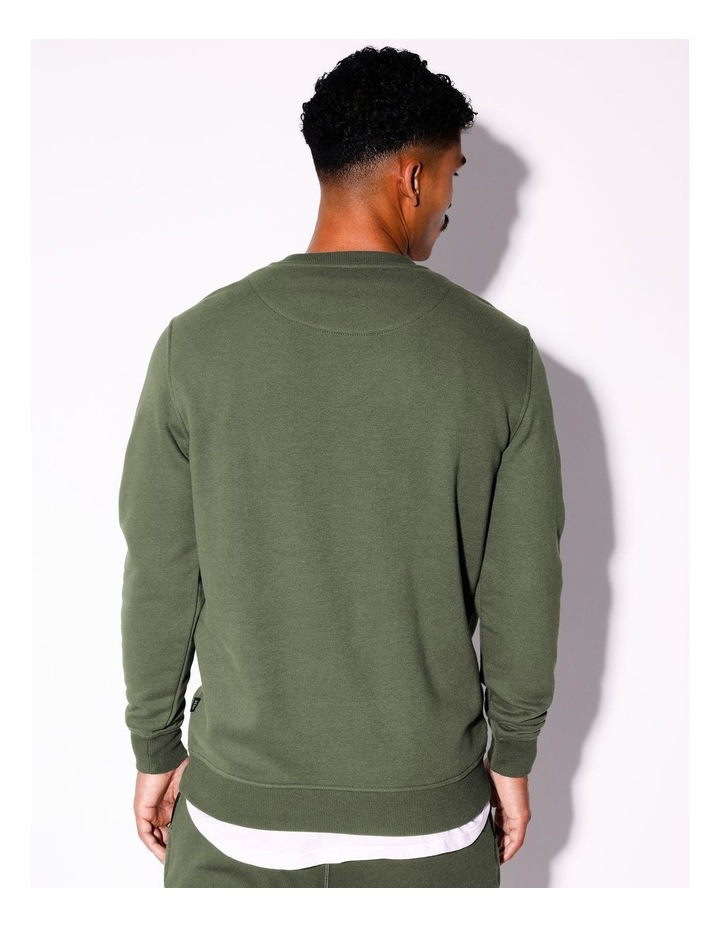Ryder Crew Sweat in Green image 10