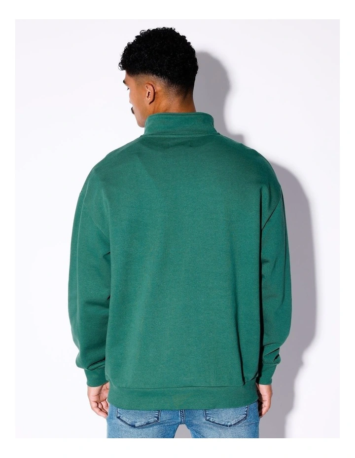 Kenji Burning Skies Block Stripe All Gender 1/4 Zip Sweat in