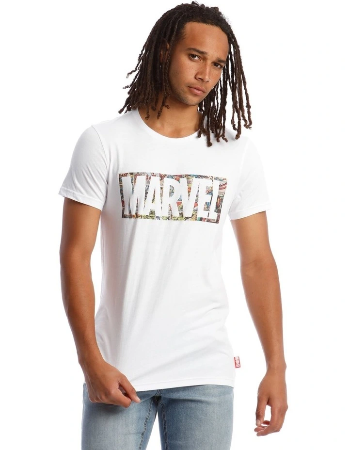 Marvel Comic Brick Logo Tee image 1