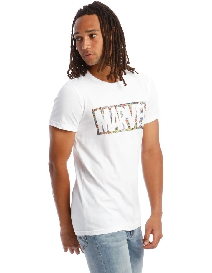 Marvel Comic Brick Logo Tee image 2