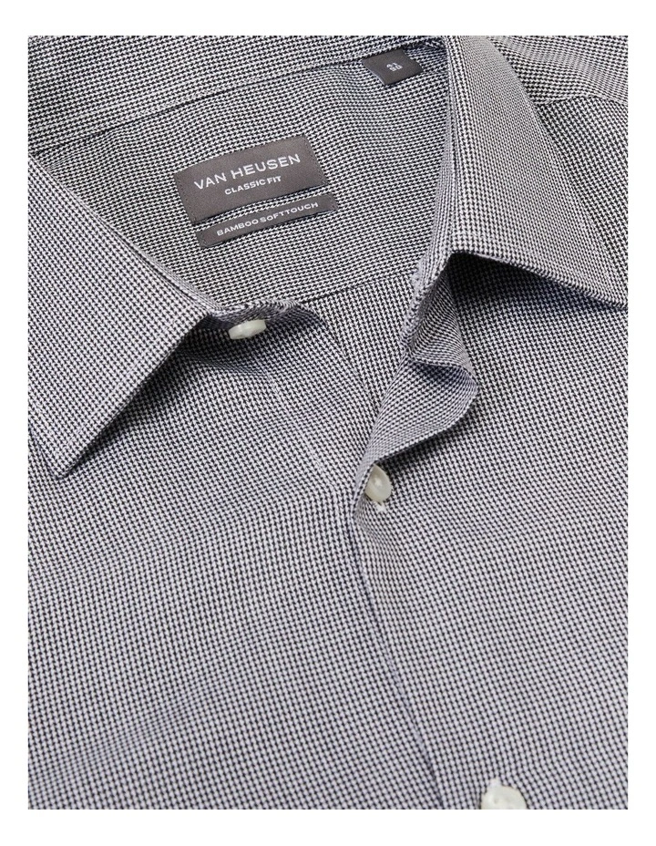 Mini Houndstooth Classic Shirt 1 Col in Black image 3