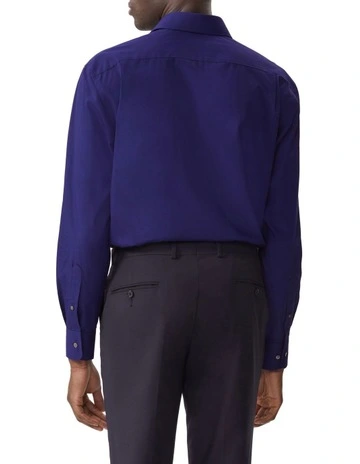 Long Sleeve Business Shirt in Navy