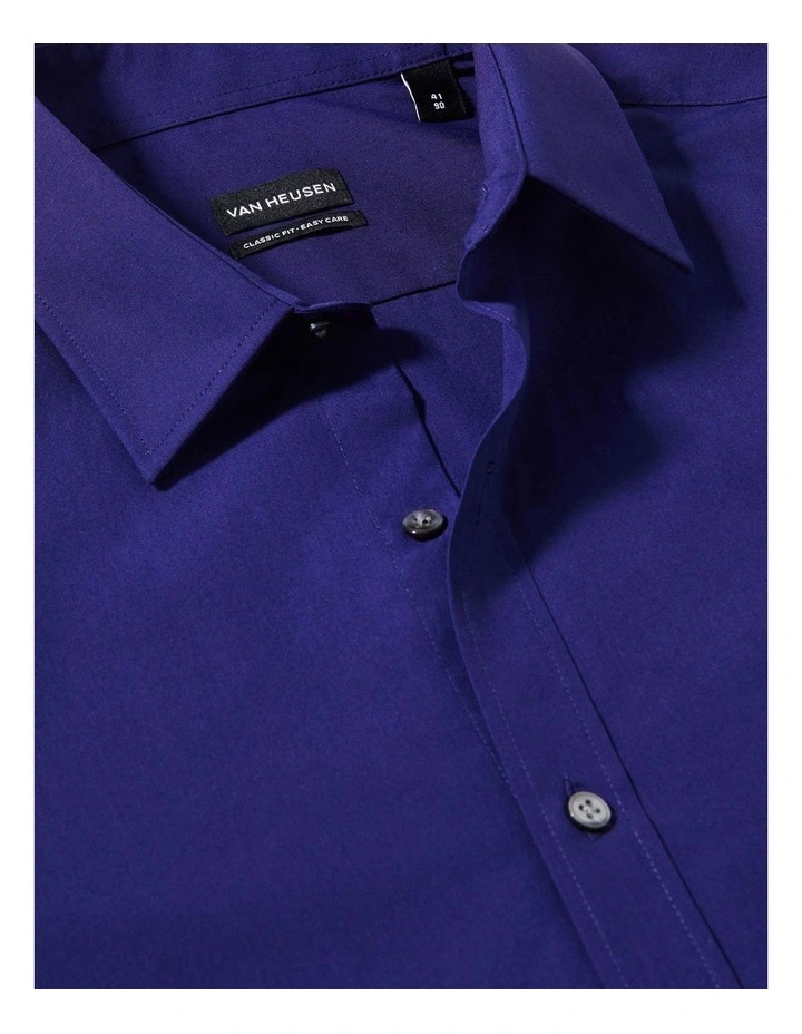 Long Sleeve Business Shirt in Navy image 4