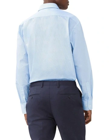 Classic Dash Geo Print Shirt in Sky