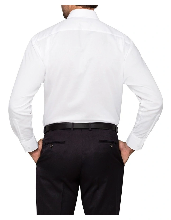 Poplin Business Shirt in White image 2
