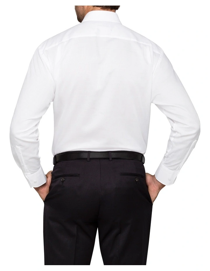 White Poplin Business Shirt image 3