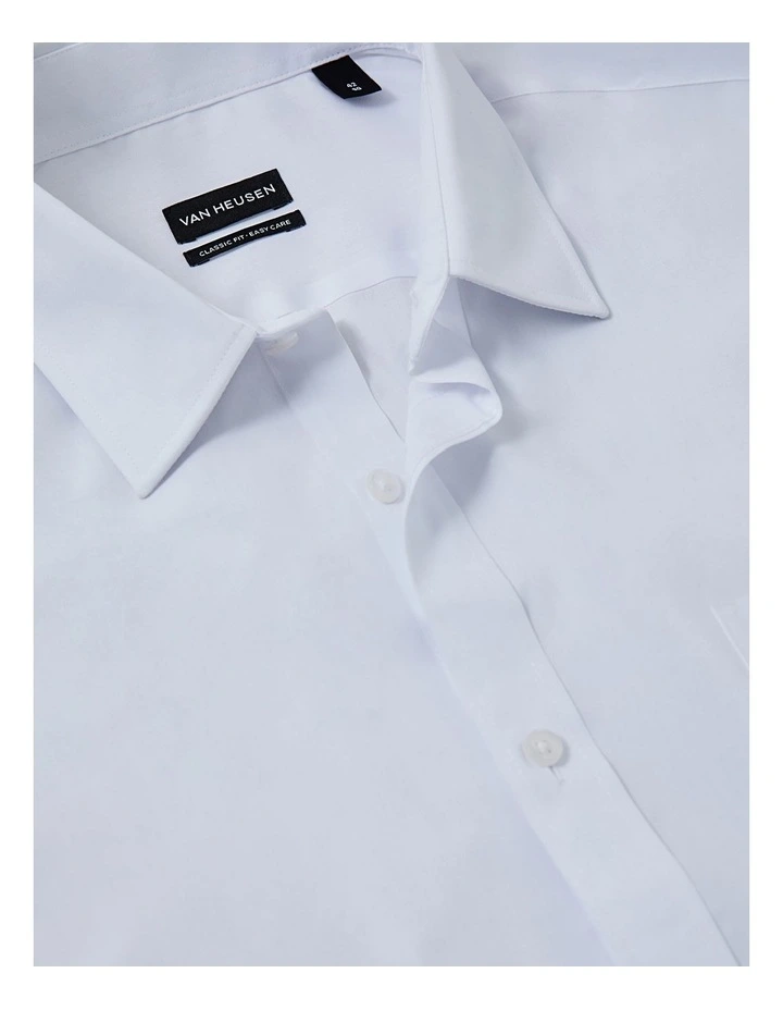Poplin Business Shirt in White image 4