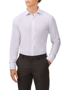 Slim Marle Twill Shirt in Pink