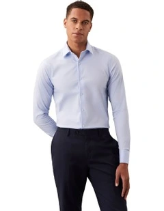 Slim Fit Essential Twill Shirt in Blue