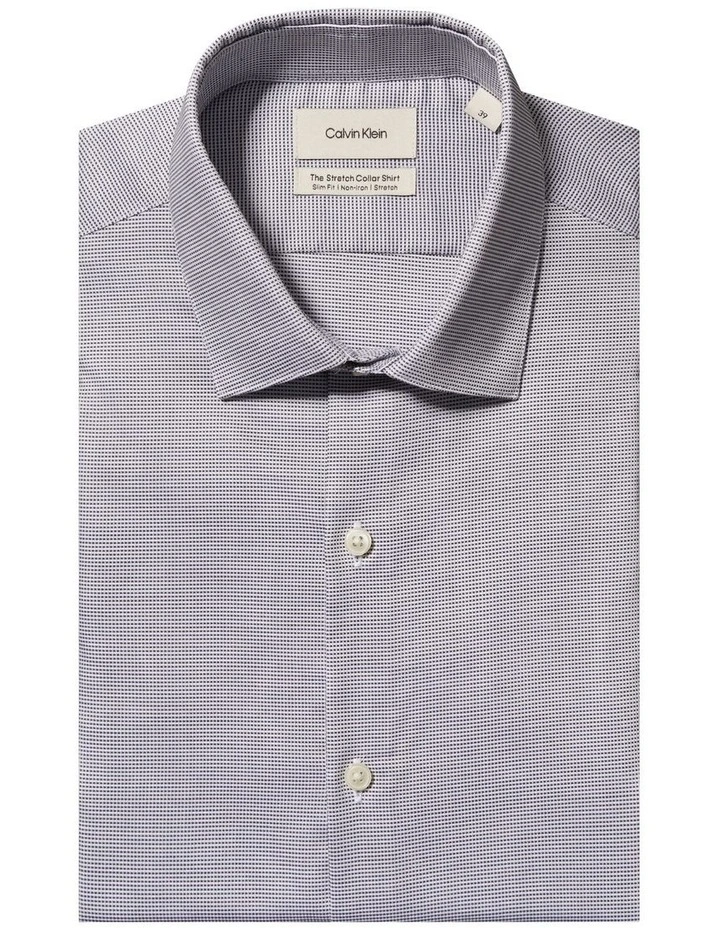Slim Fit Mid Twill Woven Shirt in Grey image 5