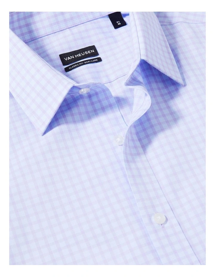 Classic Fit Solid Colour Shirt in Purple image 4