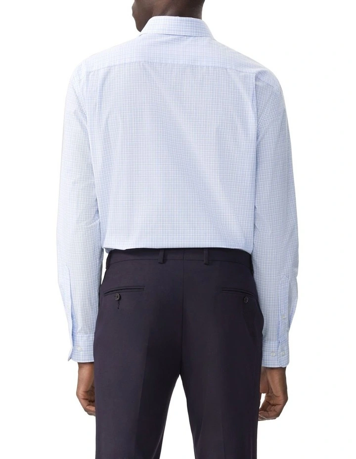 Classic Fit Solid Shirt in Blue image 2
