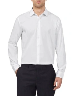 Tailored Long Sleeve Shirt in White