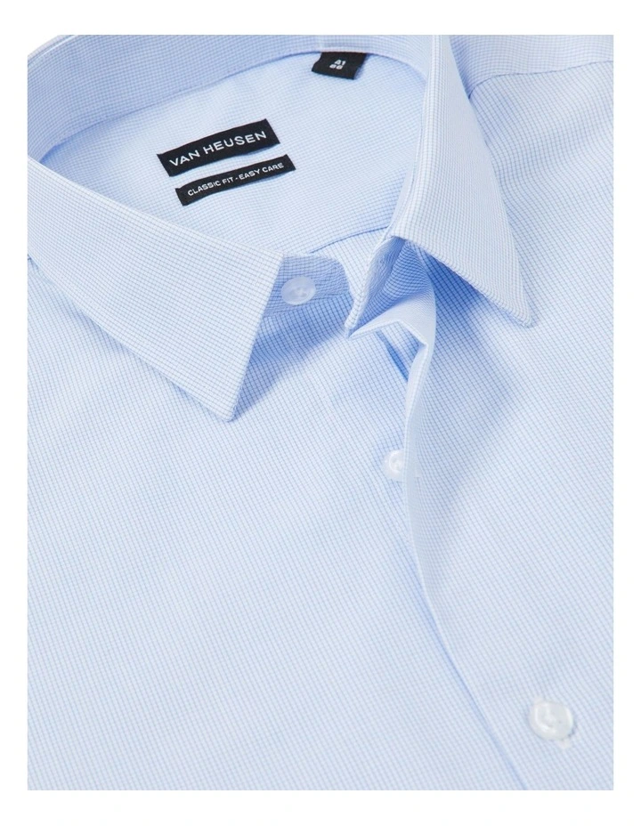 Classic Mid Check Long Sleeve Shirt in Sky image 3