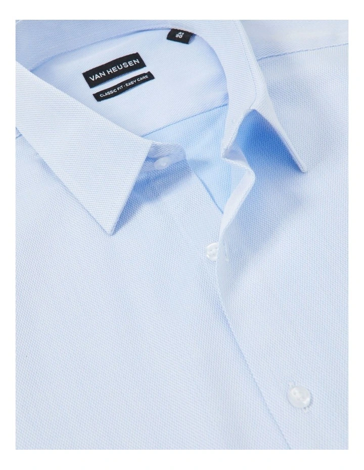 Classic Long Sleeve Dobby Shirt in Sky image 3