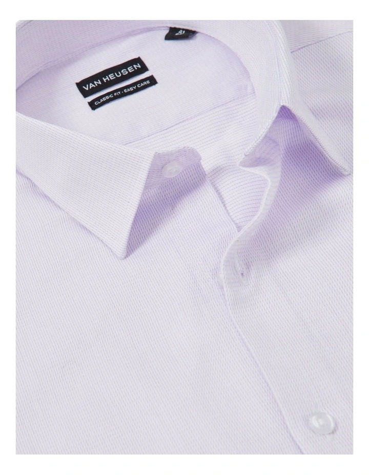 Classic Dobby Long Sleeve Shirt in Lilac image 4
