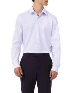 Geometric Print Shirt in Lilac