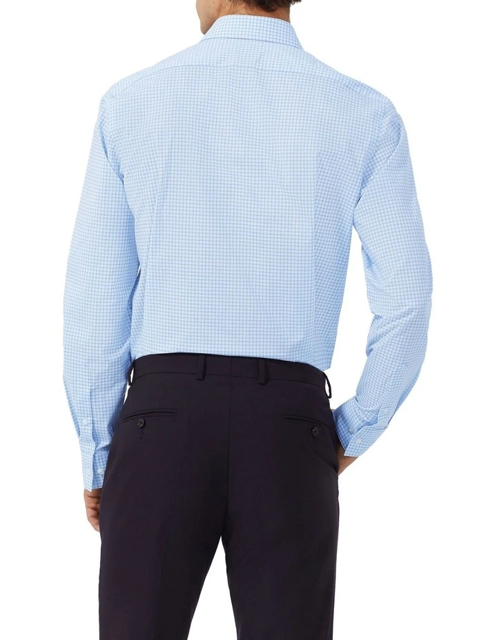 Geometric Print Shirt in Blue image 2