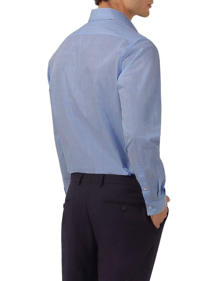 Puppytooth Check Shirt in Sky image 2