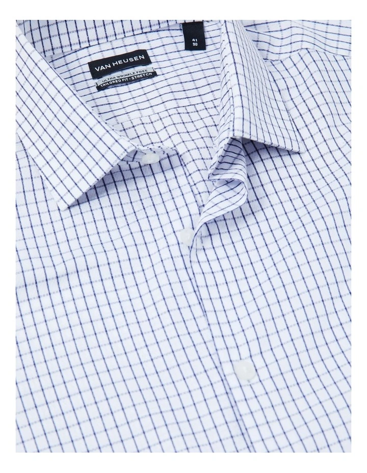 Heritage Weave Check Shirt in Midnight image 3