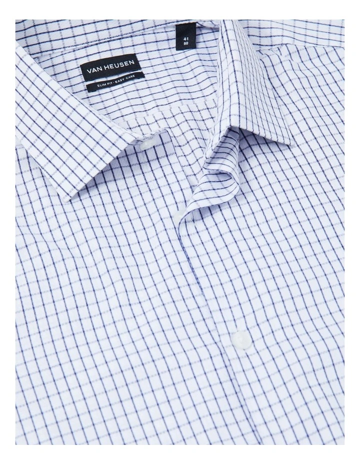 Heritage Weave Check Shirt in Midnight image 3