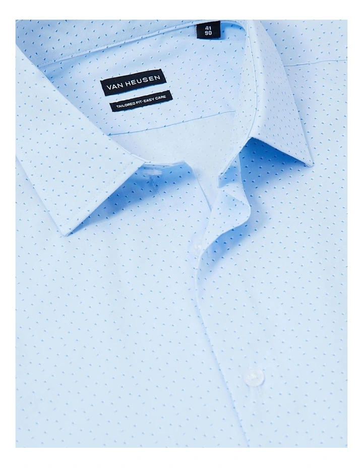 Triangle Dot Print Shirt in Sky image 3