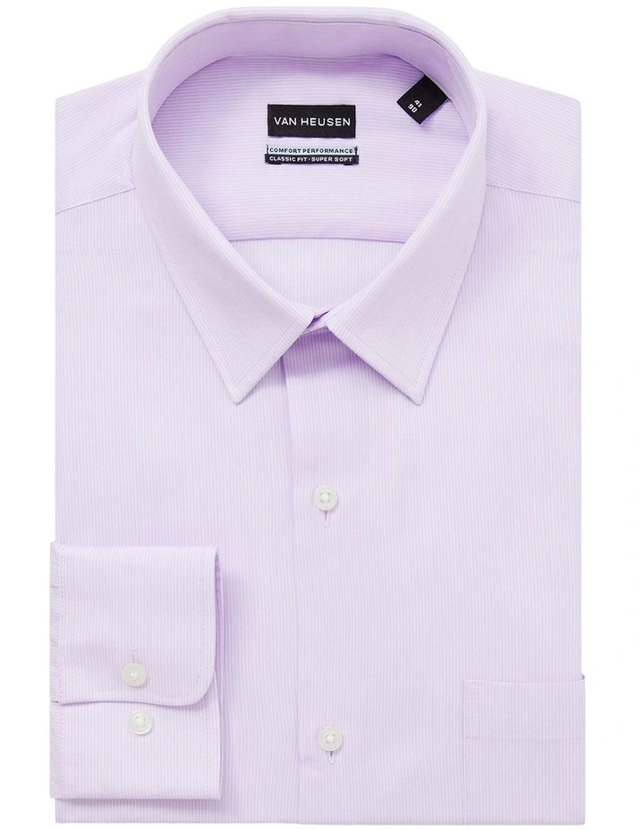 Soft Touch Mini Stripe Shirt in Lavender Garden image 3