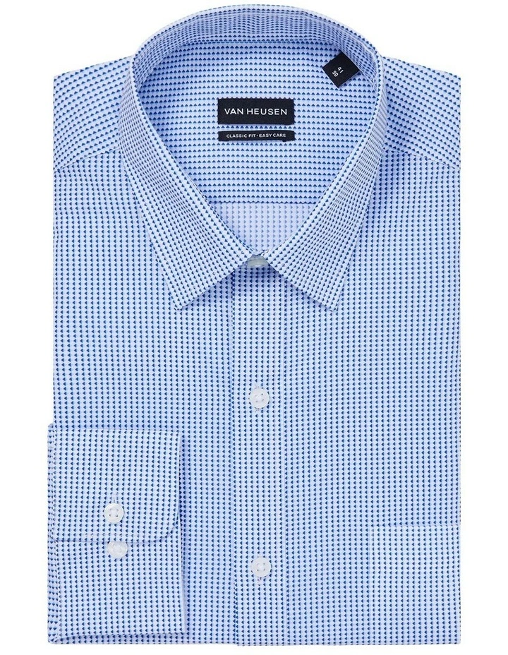 Classic Fit Dot Print Shirt in Blue image 2