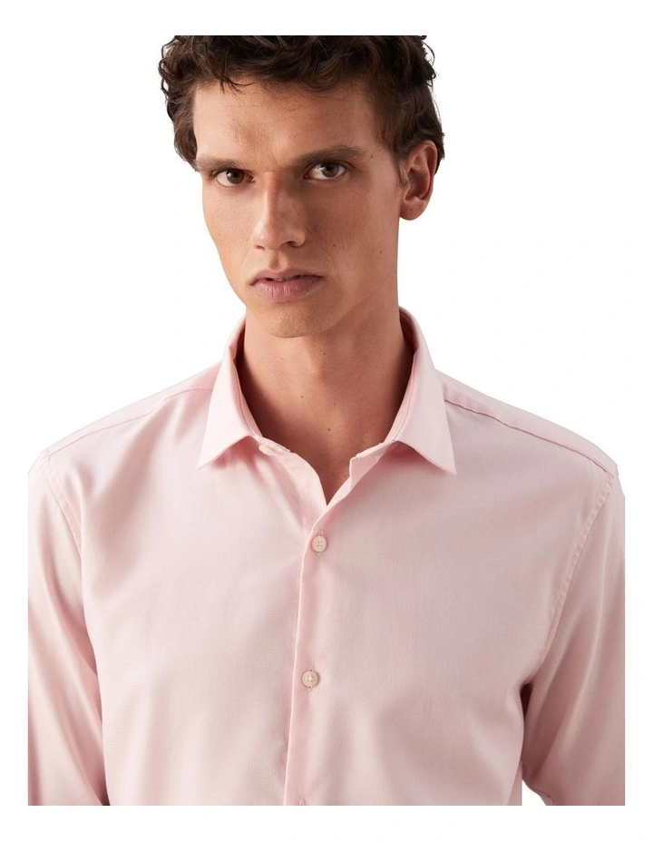 Poplin Stretch Dress Shirt in Pink image 2