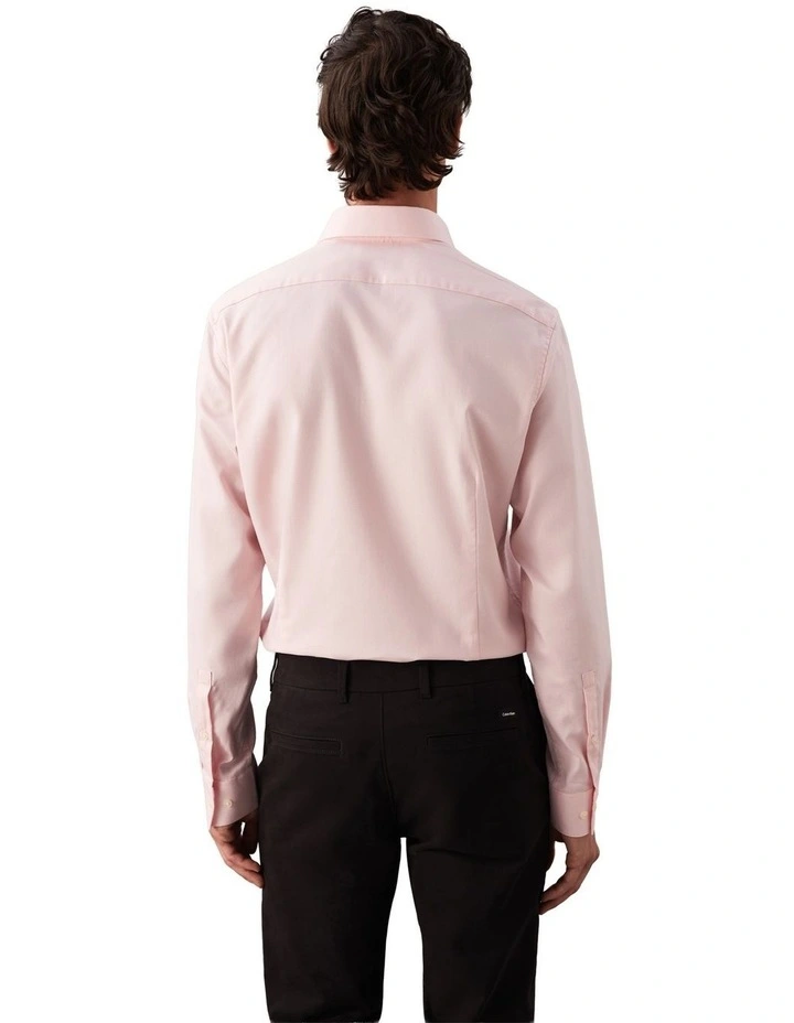 Poplin Stretch Dress Shirt in Pink image 3