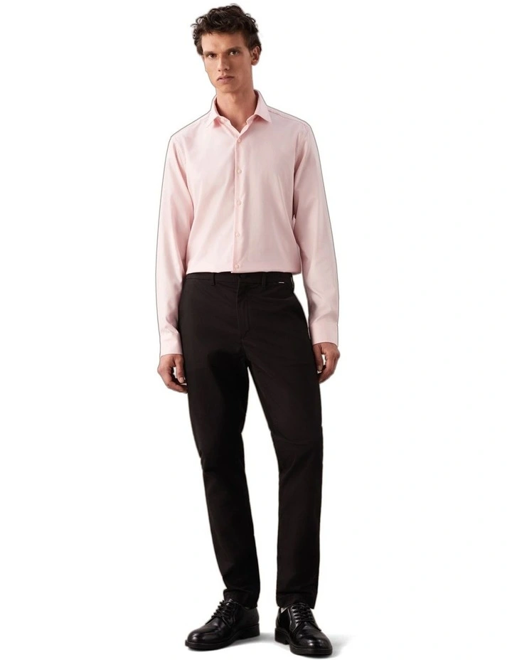 Poplin Stretch Dress Shirt in Pink image 4