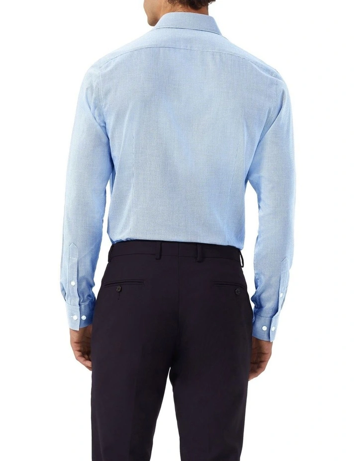 Puppytooth Check Shirt in Navy image 2