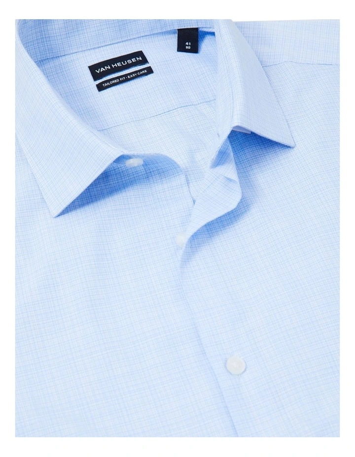 Puppytooth Check Shirt in Navy image 3
