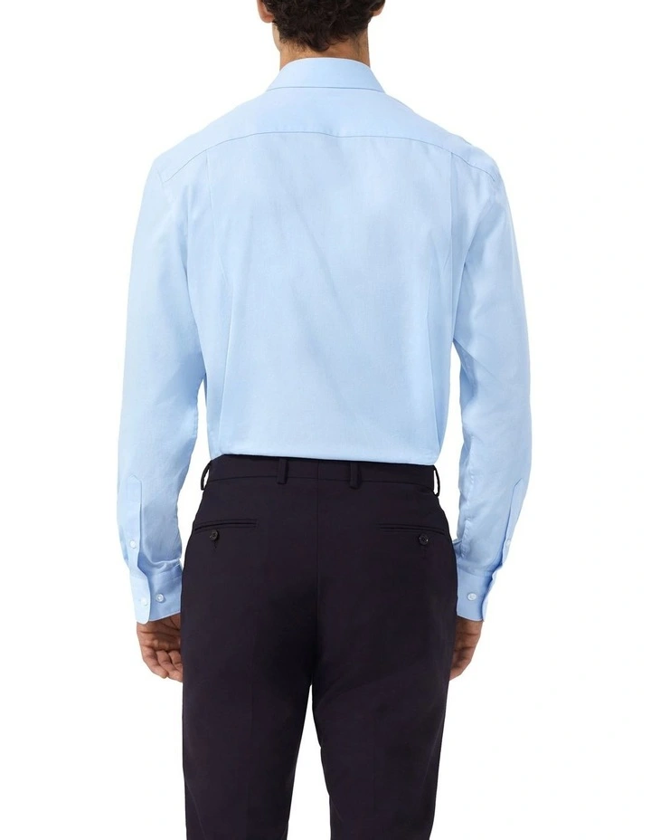Wrinkle Free Classic Fit Business Shirt in Sky Blue image 2