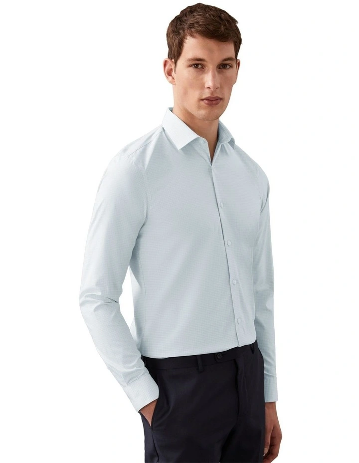 Performance Dress Shirt in Sage image 2