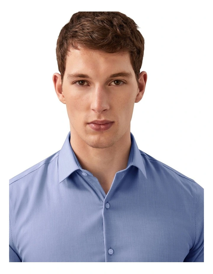 Performance Dress Shirt in Blue image 4