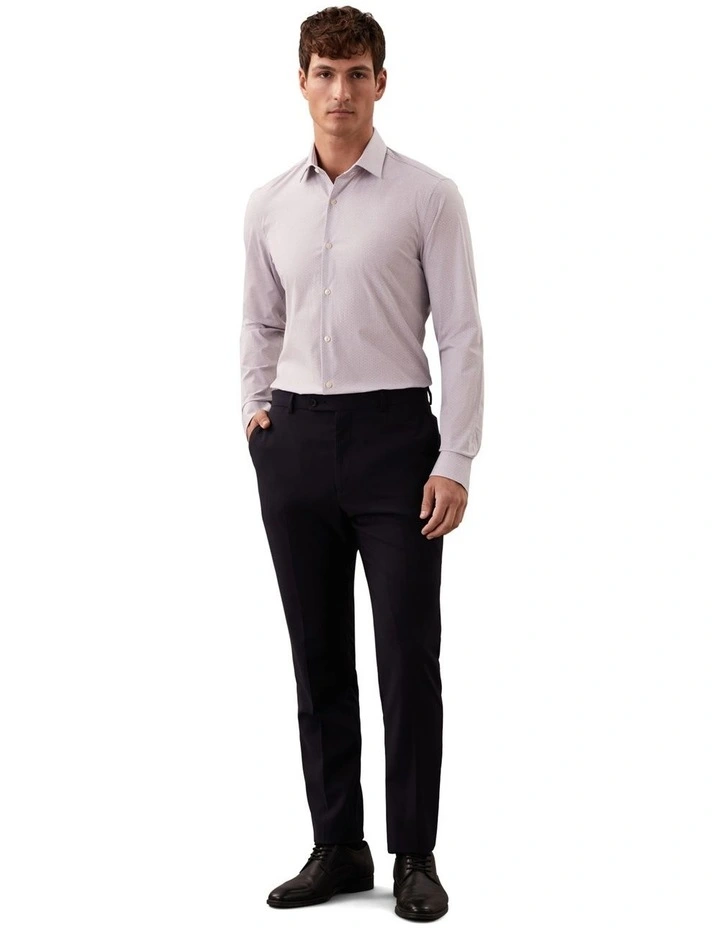 Poplin Dress Shirt in Lavender image 2