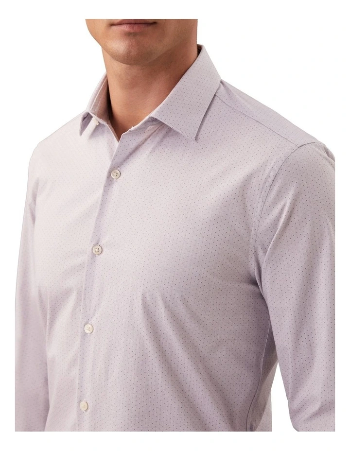 Poplin Dress Shirt in Lavender image 3