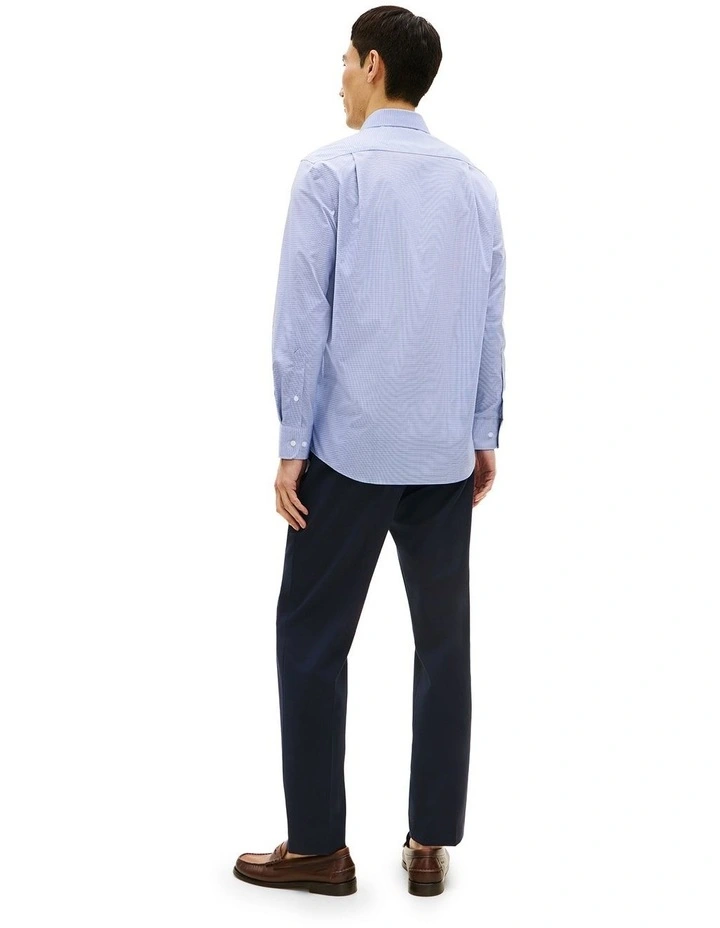 Flex Twill Check Shirt in Blue image 4