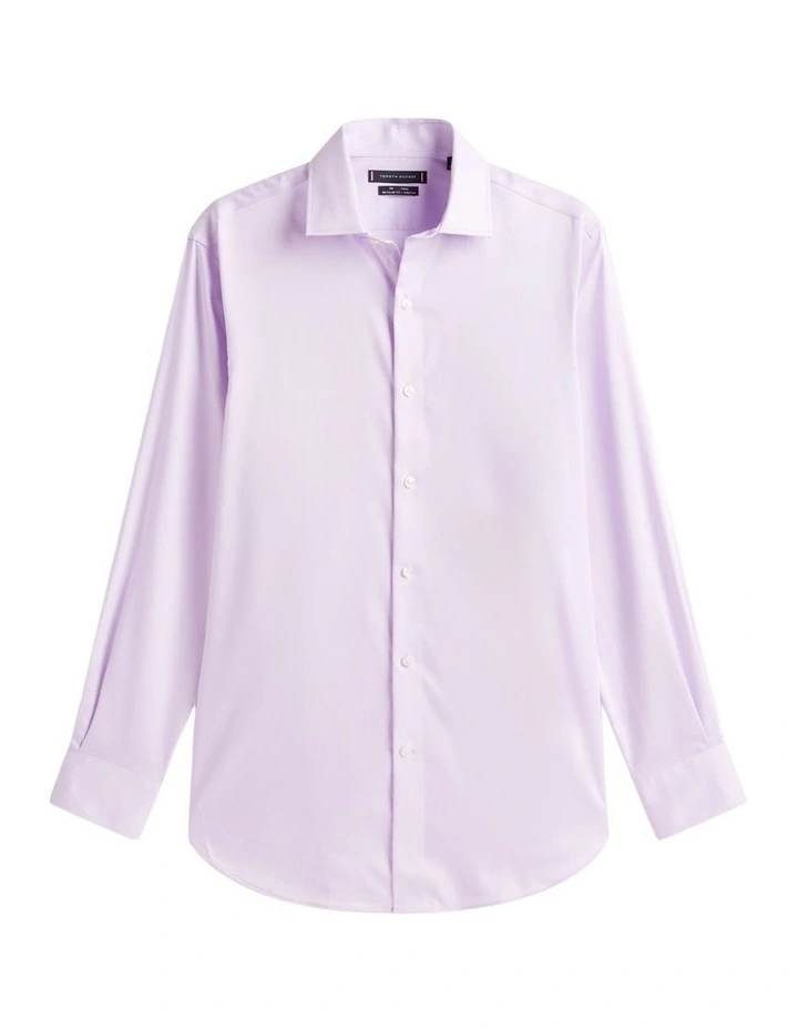Flex Twill Solid Shirt in Lavender image 5