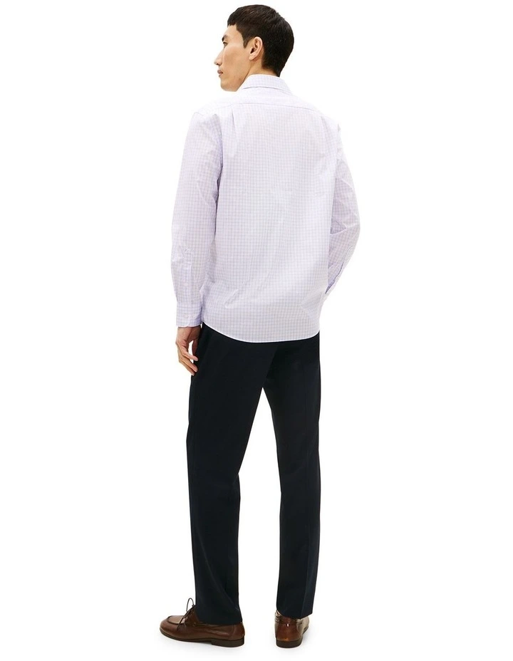 Flex Twill Plaid Shirt in Purple image 4