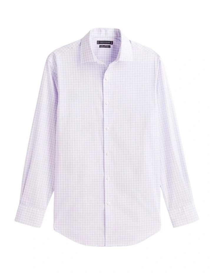 Flex Twill Plaid Shirt in Purple image 5