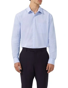 Mini Check Shirt in Blue